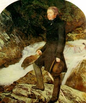 Sir John Everett Millais : portrait of john ruskin